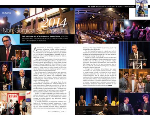 Cosmetic Surgery and Beauty Magazine  – Non-Surgical Symposium 2014
